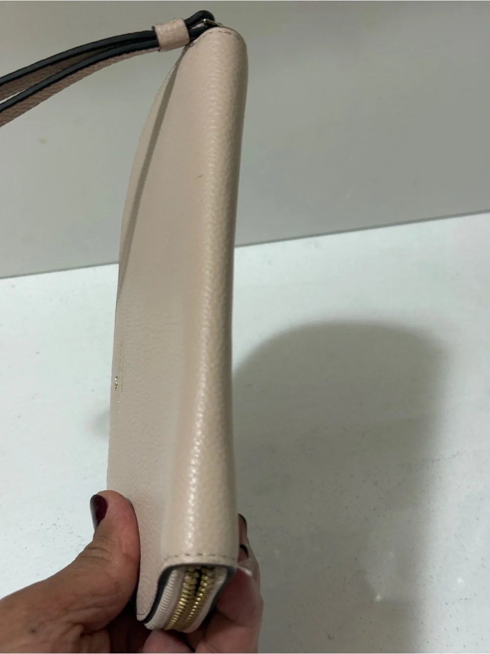 kate spade Blush Leather Wristlet